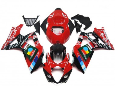 Wholesale 2007-2008 Suzuki GSXR 1000 Motorcycle Fairings - Red Black Blue White Yellow