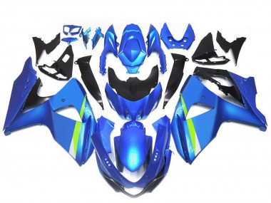 Wholesale 2009-2016 Suzuki GSXR 1000 Motorcycle Fairings - Blue Green Black