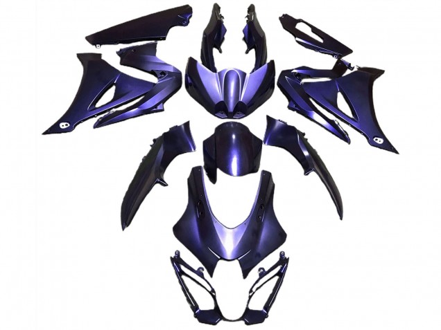 2017-2024 Suzuki GSXR 1000 Motorcycle Fairings - Matte Blue
