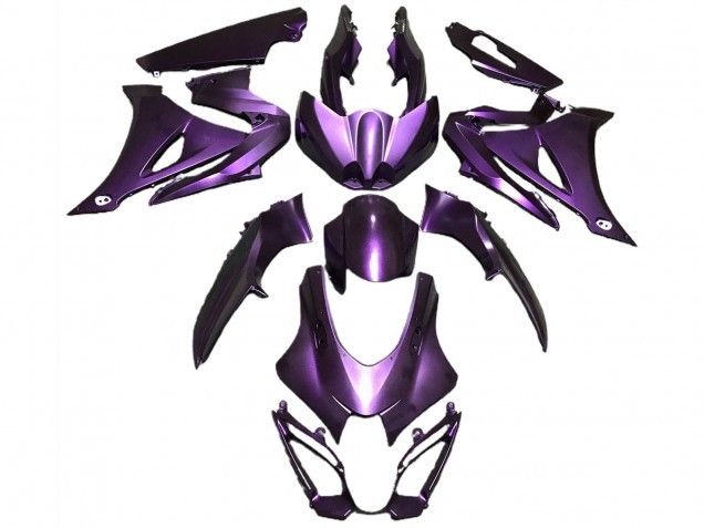 2017-2024 Suzuki GSXR 1000 Motorcycle Fairings - Matte Purple