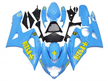 Wholesale 2005-2006 Suzuki GSXR 1000 Motorcycle Fairings - Blue Yellow Rizla