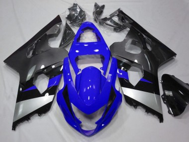 Wholesale 2004-2005 Suzuki GSXR 600 / GSXR 750 Motorcycle Fairings - Blue Silver Grey Black