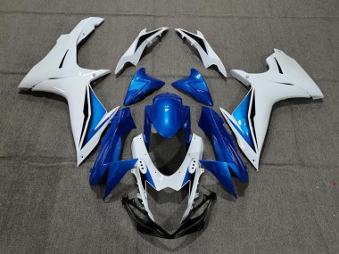 Wholesale 2011-2024 Suzuki GSXR 600 / GSXR 750 Motorcycle Fairing - White Blue