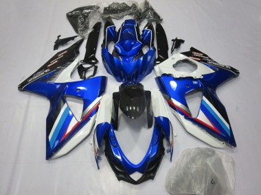 Wholesale 2008-2010 Suzuki GSXR 600 / GSXR 750 Motorcycle Fairings - Blue White Glossy Black Red