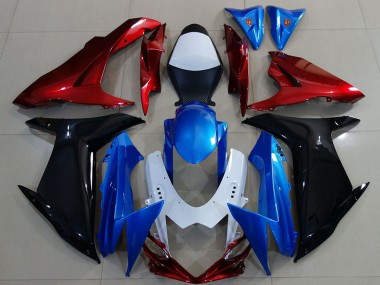 Wholesale 2011-2024 Suzuki GSXR 600 / GSXR 750 Motorcycle Fairings - White Blue Red Black