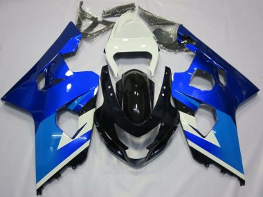 Wholesale 2004-2005 Suzuki GSXR 600 / GSXR 750 Motorcycle Fairings - White Blue Black
