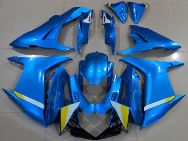 Wholesale 2011-2024 Suzuki GSXR 600 / GSXR 750 Motorcycle Fairing - Blue White Yellow