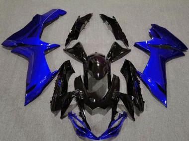 Wholesale 2011-2024 Suzuki GSXR 600 / GSXR 750 Motorcycle Fairing - Blue Glossy Black