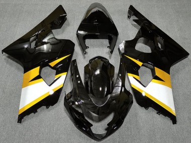 Wholesale 2004-2005 Suzuki GSXR 600 / GSXR 750 Motorcycle Fairings - Glossy Black Yellow White