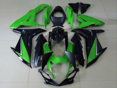 Wholesale 2011-2024 Suzuki GSXR 600 / GSXR 750 Motorcycle Fairings - Green Glossy Black Matte Black