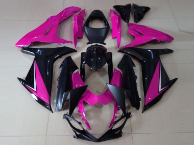 Wholesale 2011-2024 Suzuki GSXR 600 / GSXR 750 Motorcycle Fairings - Pink Glossy Black Matte Black