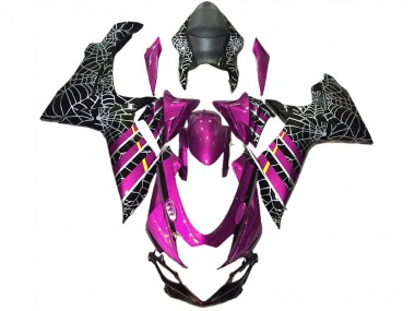 Wholesale 2011-2024 Suzuki GSXR 600 / GSXR 750 Motorcycle Fairings - Pink Black Spider