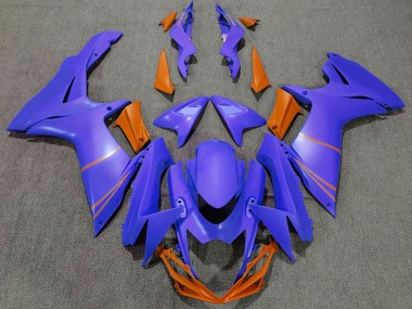 Wholesale 2011-2024 Suzuki GSXR 600 / GSXR 750 Motorcycle Fairings - Ocean Blue Orange