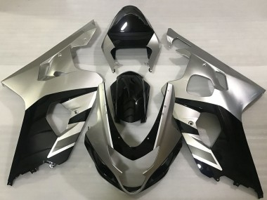 Wholesale 2004-2005 Suzuki GSXR 600 / GSXR 750 Motorcycle Fairings - Silver Black