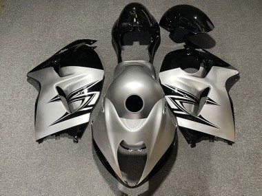 Wholesale 1996-2007 Suzuki GSXR 1300 Motorcycle Fairings - Silver Black