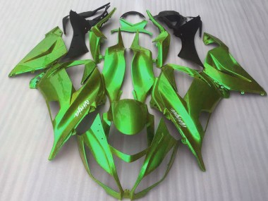 Wholesale 2016-2020 Kawasaki ZX10R Motorcycle Fairings - Glossy Candy Green