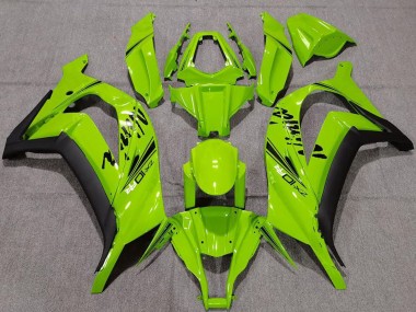 Wholesale 2011-2015 Kawasaki ZX10R Motorcycle Fairings - Green Matte Black