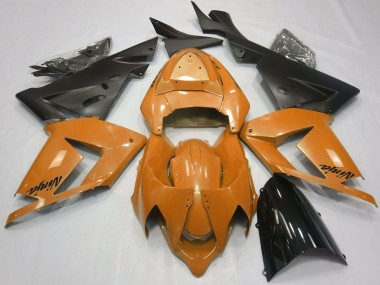 Wholesale 2004-2005 Kawasaki ZX10R Motorcycle Fairings - Pearl Orange Black
