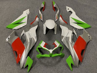 Wholesale 2019-2022 Kawasaki ZX6R Motorcycle Fairings - White Silver Green Red