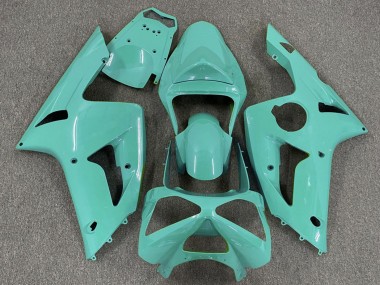 Wholesale 2003-2004 Kawasaki ZX6R Motorcycle Fairings - Cyan