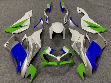 Wholesale 2019-2022 Kawasaki ZX6R Motorcycle Fairings - White Silver Green Blue
