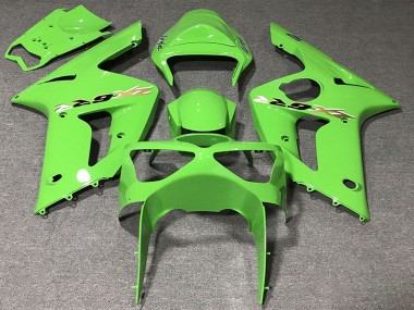Wholesale 2003-2004 Kawasaki ZX6R Motorcycle Fairings - Light Green