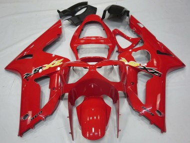 Wholesale 2003-2004 Kawasaki ZX6R Motorcycle Fairings - Red