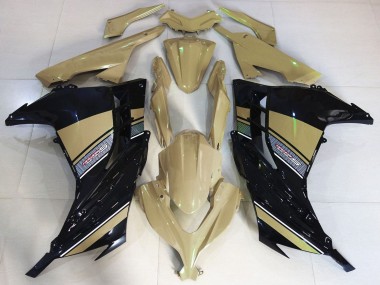 Wholesale 2013-2024 Kawasaki Ninja 300 Motorcycle Fairings - Desert Tan Black