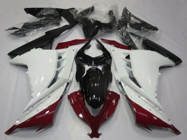 Wholesale 2013-2024 Kawasaki Ninja 300 Motorcycle Fairings - White Maroon Red Black