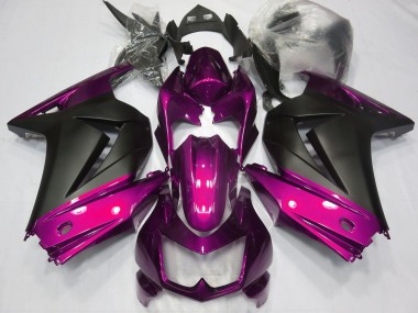 Wholesale 2008-2012 Kawasaki Ninja 250 Motorcycle Fairings - Pink Matte Black