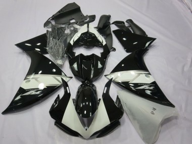 Wholesale 2012-2014 Yamaha R1 Motorcycle Fairings - Glossy Black White Silver