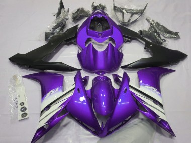 Wholesale 2004-2006 Yamaha R1 Motorcycle Fairings - Purple White Matte Black