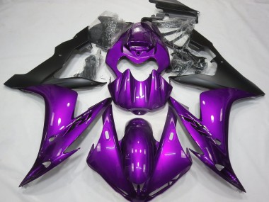 Wholesale 2004-2006 Yamaha R1 Motorcycle Fairings - Purple Matte Black
