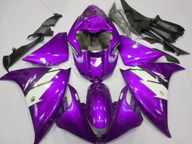 Wholesale 2012-2014 Yamaha R1 Motorcycle Fairings - Purple White