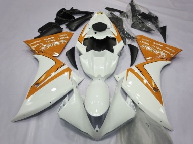 Wholesale 2012-2014 Yamaha R1 Motorcycle Fairings - White Orange