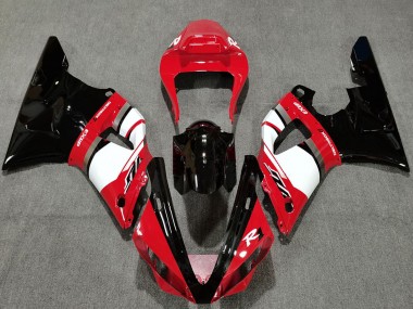 Wholesale 2000-2001 Yamaha R1 Motorcycle Fairings - Red White Glossy Black