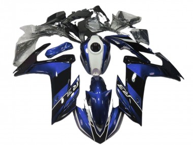 Wholesale 2015-2018 Yamaha R3 Motorcycle Fairings - Blue White Glossy Black