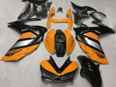 Wholesale 2015-2018 Yamaha R3 Motorcycle Fairings - Orange Silver Glossy Black