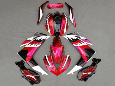 Wholesale 2015-2018 Yamaha R3 Motorcycle Fairings - Red White Black Shark