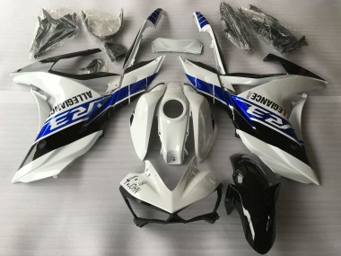 Wholesale 2015-2018 Yamaha R3 Motorcycle Fairings - White Blue Black