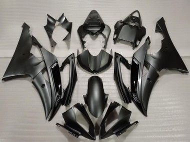 Wholesale 2008-2016 Yamaha R6 Bike Fairings - Glossy Black Matte Black