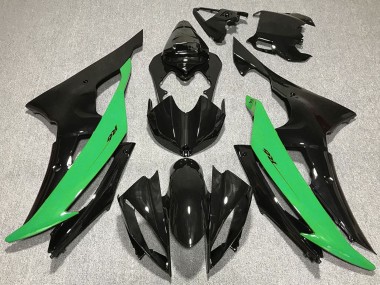 Wholesale 2008-2016 Yamaha R6 Motorcycle Fairing - Green Glossy Black