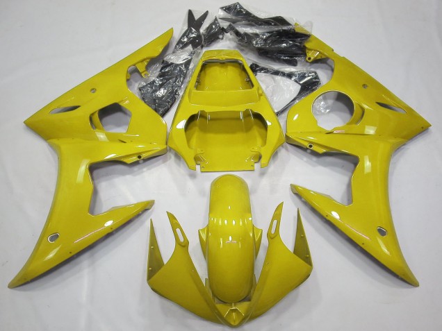 2003-2004 Yamaha R6 Motorcycle Fairings - Glossy Yellow