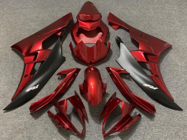 Wholesale 2006-2007 Yamaha R6 Motorcycle Fairings - Red Matte Black