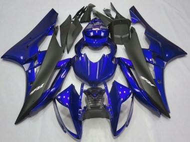 Wholesale 2006-2007 Yamaha R6 Motorcycle Fairings - Blue Matte Black