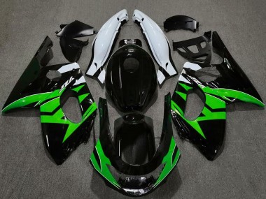 Wholesale 1996-2007 Yamaha YZF600R Thundercat Motorcycle Fairings - Glossy Black Green White