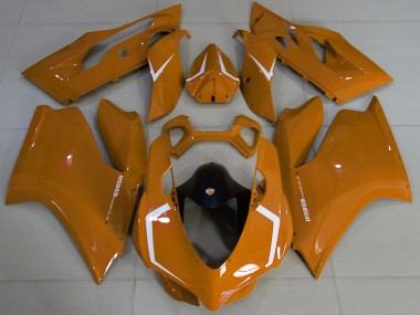 Wholesale 2011-2014 Ducati 1199 Motorcycle Fairings - Brown White