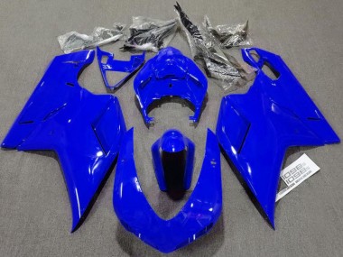 Wholesale 2007-2014 Ducati 1098 Motorcycle Fairings - Glossy Blue Plain