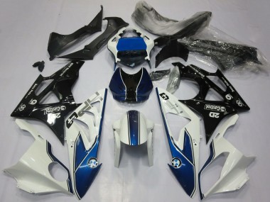 Wholesale 2017-2018 BMW S1000RR Motorcycle Fairings - White Blue Glossy Black