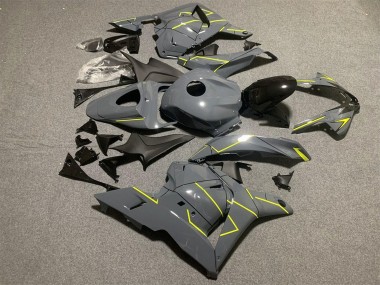 Wholesale 2009-2012 Honda CBR600RR Motorcycle Fairings - Dark Nardo Grey Yellow